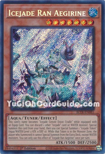 Yu-Gi-Oh Card: Icejade Ran Aegirine