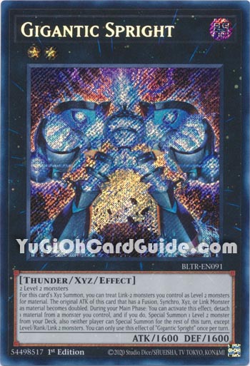Yu-Gi-Oh Card: Gigantic Spright