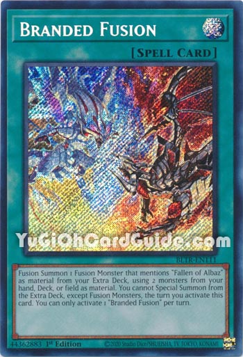 Yu-Gi-Oh Card: Branded Fusion