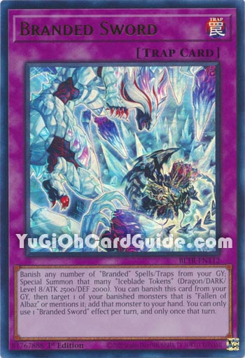 Yu-Gi-Oh Card: Branded Sword