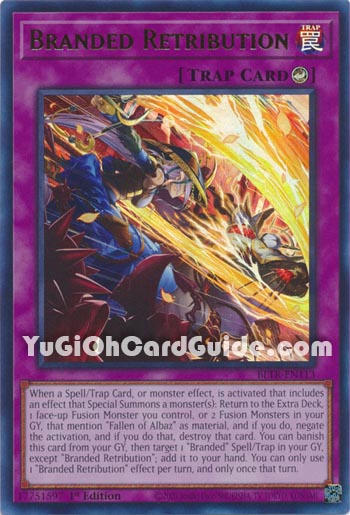 Yu-Gi-Oh Card: Branded Retribution