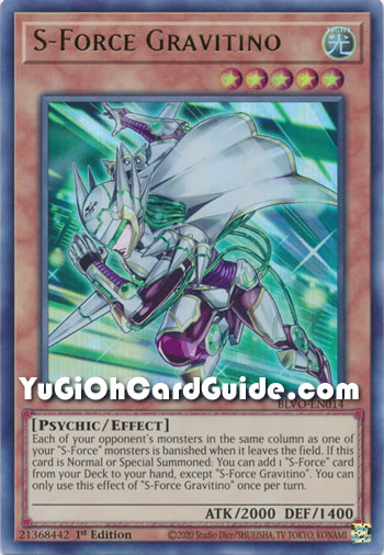 Yu-Gi-Oh Card: S-Force Gravitino