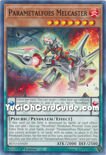 Yu-Gi-Oh Card: Parametalfoes Melcaster