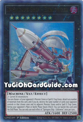 Yu-Gi-Oh Card: Springans Ship - Exblowrer