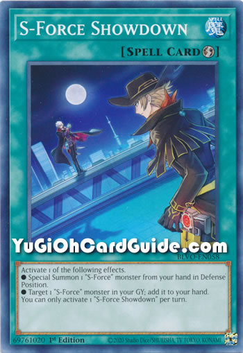 Yu-Gi-Oh Card: S-Force Showdown