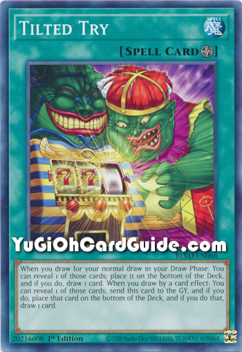 Yu-Gi-Oh Card: Tilted Try