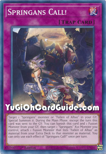 Yu-Gi-Oh Card: Springans Call!