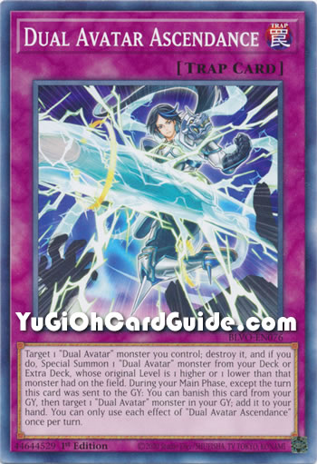 Yu-Gi-Oh Card: Dual Avatar Ascendance