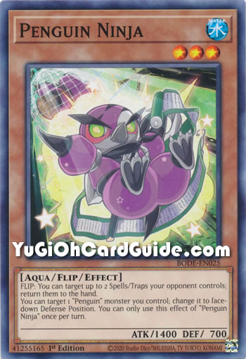 Yu-Gi-Oh Card: Penguin Ninja