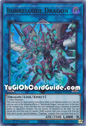 Yu-Gi-Oh Card: Borrelcode Dragon