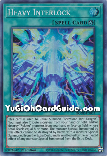 Yu-Gi-Oh Card: Heavy Interlock