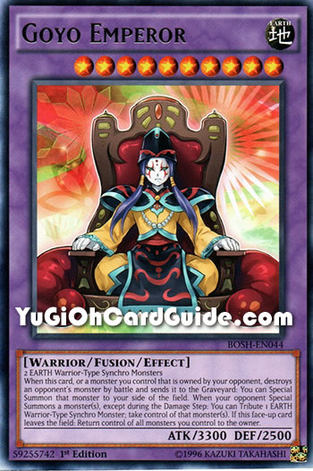 Yu-Gi-Oh Card: Goyo Emperor