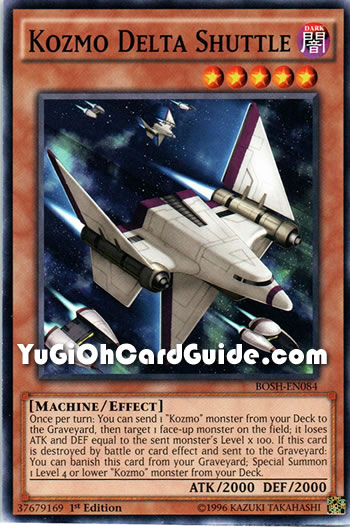 Yu-Gi-Oh Card: Kozmo Delta Shuttle