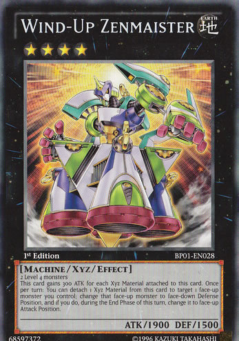 Yu-Gi-Oh Card: Wind-Up Zenmaister