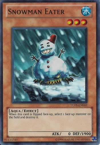 Yu-Gi-Oh Card: Snowman Eater