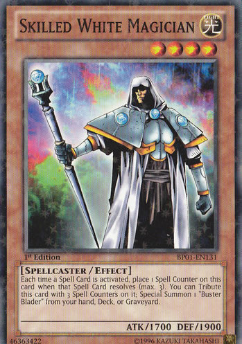 Yu-Gi-Oh Card: Skilled White Magician