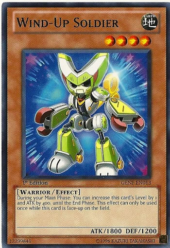 Yu-Gi-Oh Card: Wind-Up Soldier