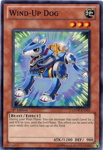 Yu-Gi-Oh Card: Wind-Up Dog