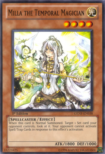 Yu-Gi-Oh Card: Milla the Temporal Magician
