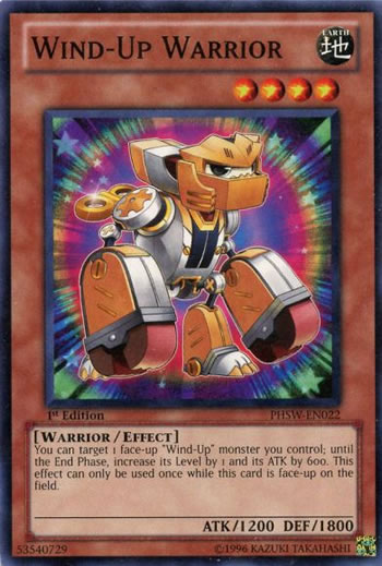 Yu-Gi-Oh Card: Wind-Up Warrior