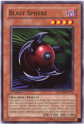 Yu-Gi-Oh Card: Blast Sphere