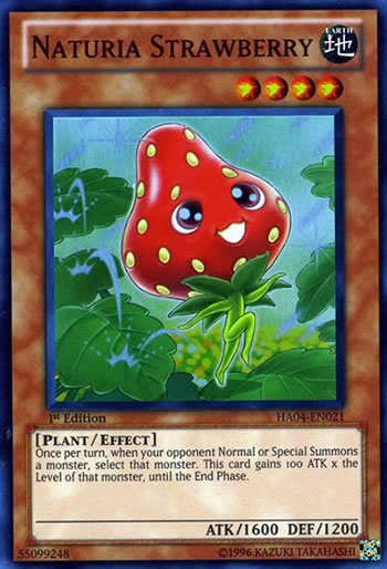 Yu-Gi-Oh Card: Naturia Strawberry