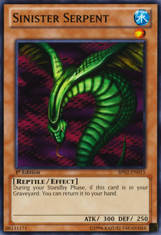 Yu-Gi-Oh Card: Sinister Serpent