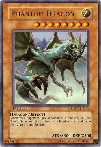 Yu-Gi-Oh Card: Phantom Dragon