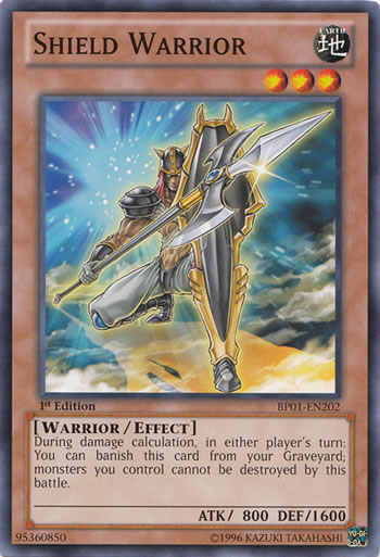 Yu-Gi-Oh Card: Shield Warrior