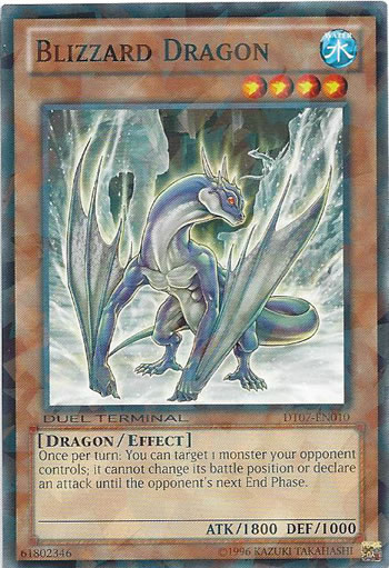 Yu-Gi-Oh Card: Blizzard Dragon