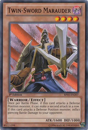 Yu-Gi-Oh Card: Twin-Sword Marauder