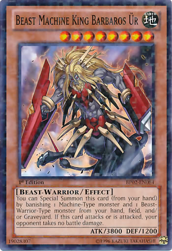 Yu-Gi-Oh Card: Beast Machine King Barbaros Ur
