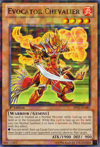 Yu-Gi-Oh Card: Evocator Chevalier