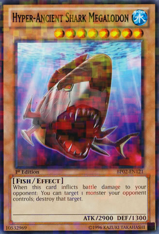 Yu-Gi-Oh Card: Hyper-Ancient Shark Megalodon