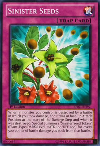 Yu-Gi-Oh Card: Sinister Seeds