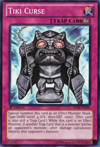 Yu-Gi-Oh Card: Tiki Curse