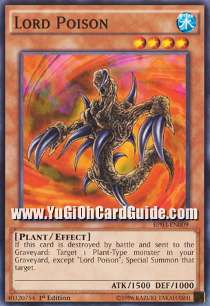 Yu-Gi-Oh Card: Lord Poison