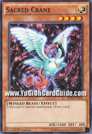 Yu-Gi-Oh Card: Sacred Crane