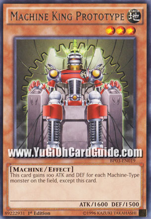 Yu-Gi-Oh Card: Machine King Prototype
