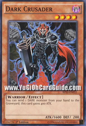 Yu-Gi-Oh Card: Dark Crusader