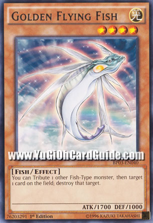 Yu-Gi-Oh Card: Golden Flying Fish