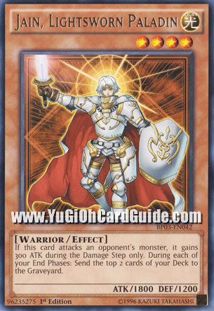 Yu-Gi-Oh! Carta Jain, Paladino Lightsworn (RYMP-EN100) | Ultra Rare 1st Ed. | Ra Yellow Mega-Pack