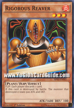 Yu-Gi-Oh Card: Rigorous Reaver