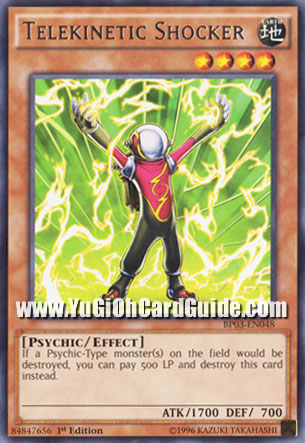Yu-Gi-Oh Card: Telekinetic Shocker