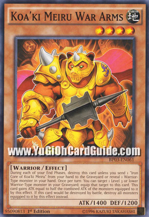Yu-Gi-Oh Card: Koa'ki Meiru War Arms