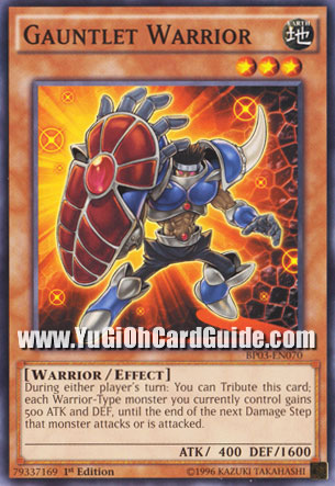 Yu-Gi-Oh Card: Gauntlet Warrior