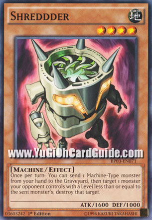 Yu-Gi-Oh Card: Shreddder