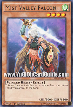Yu-Gi-Oh Card: Mist Valley Falcon