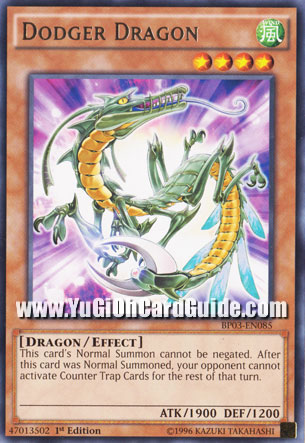 Yu-Gi-Oh Card: Dodger Dragon