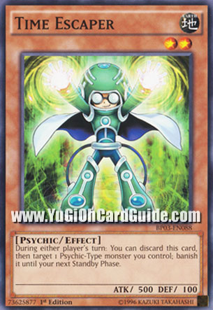 Yu-Gi-Oh Card: Time Escaper